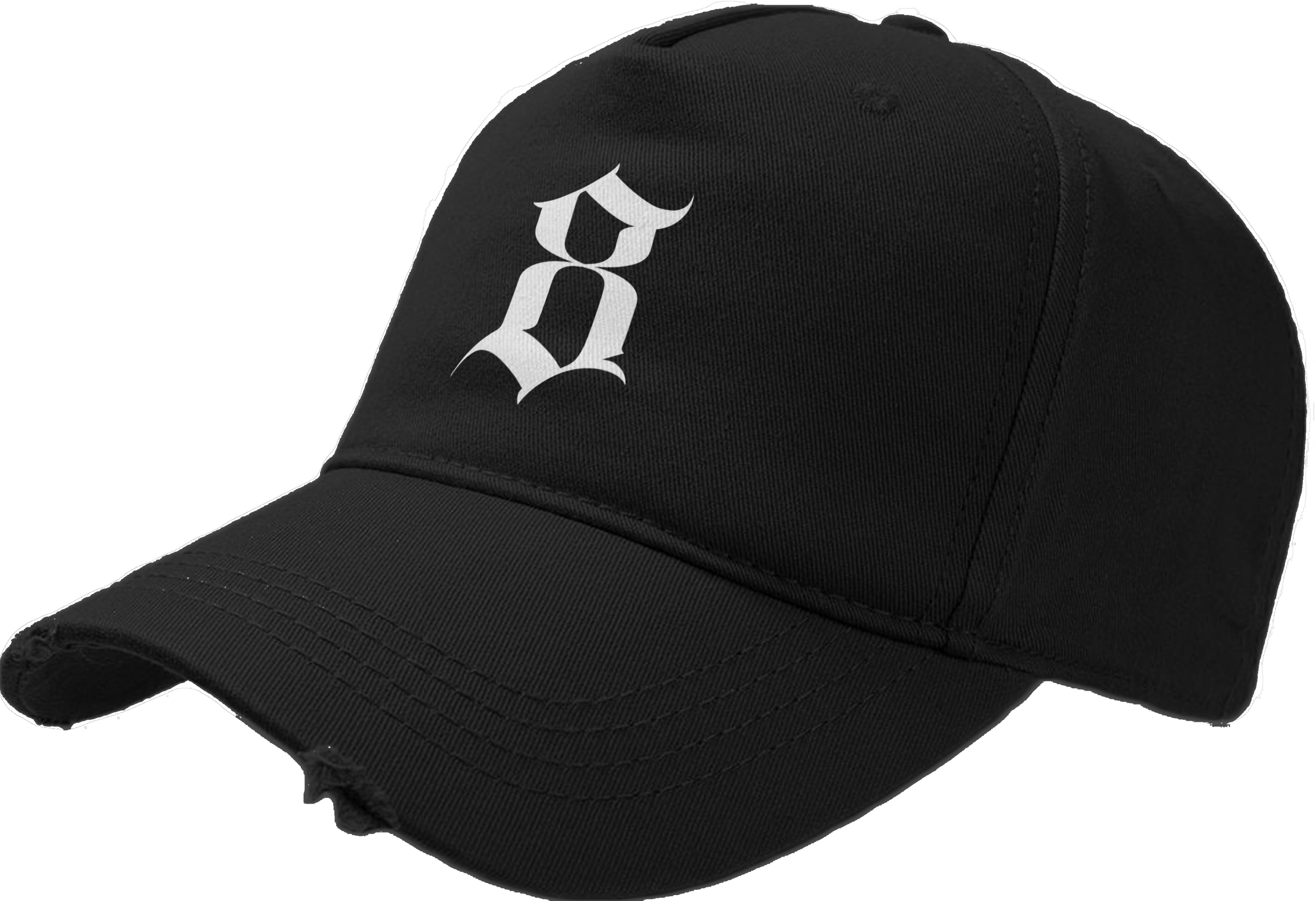 CASQUETTE BASEBALL | "GOATIK" - Noir/Blanc