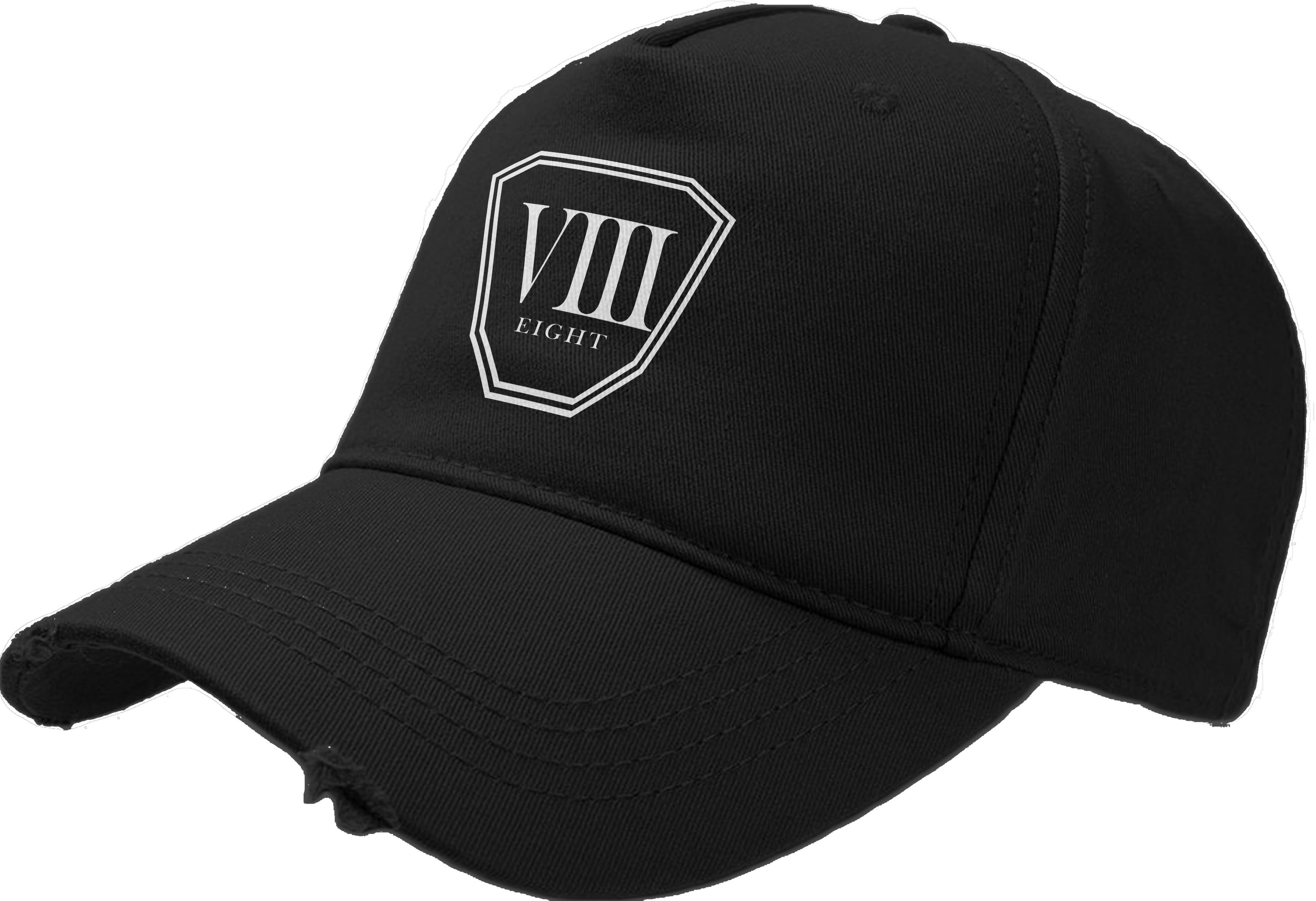 CASQUETTE BASEBALL | "OCTO" - Noir/Blanc