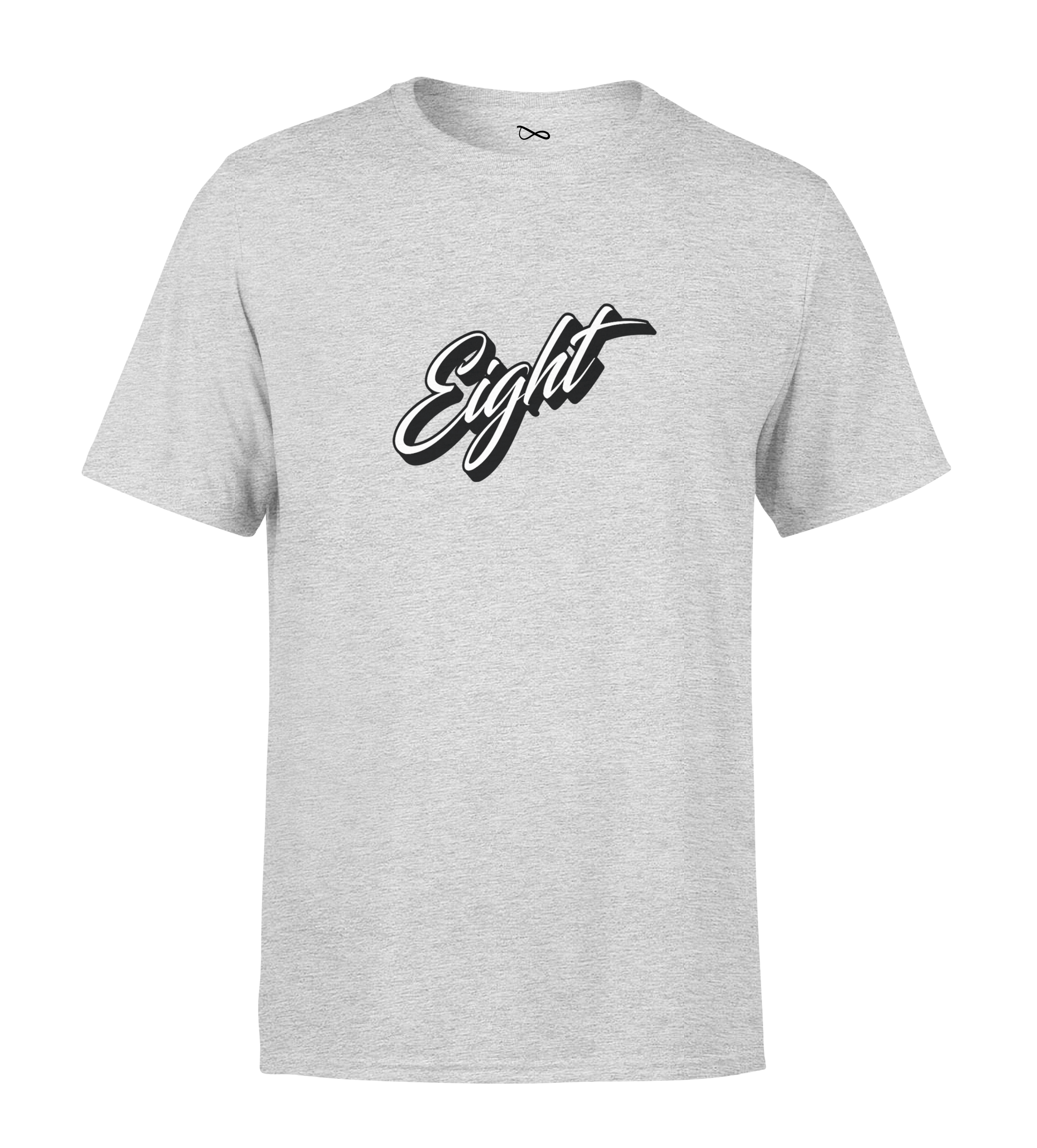 T-SHIRT | "CLASSIC" - Gris chiné/Noir