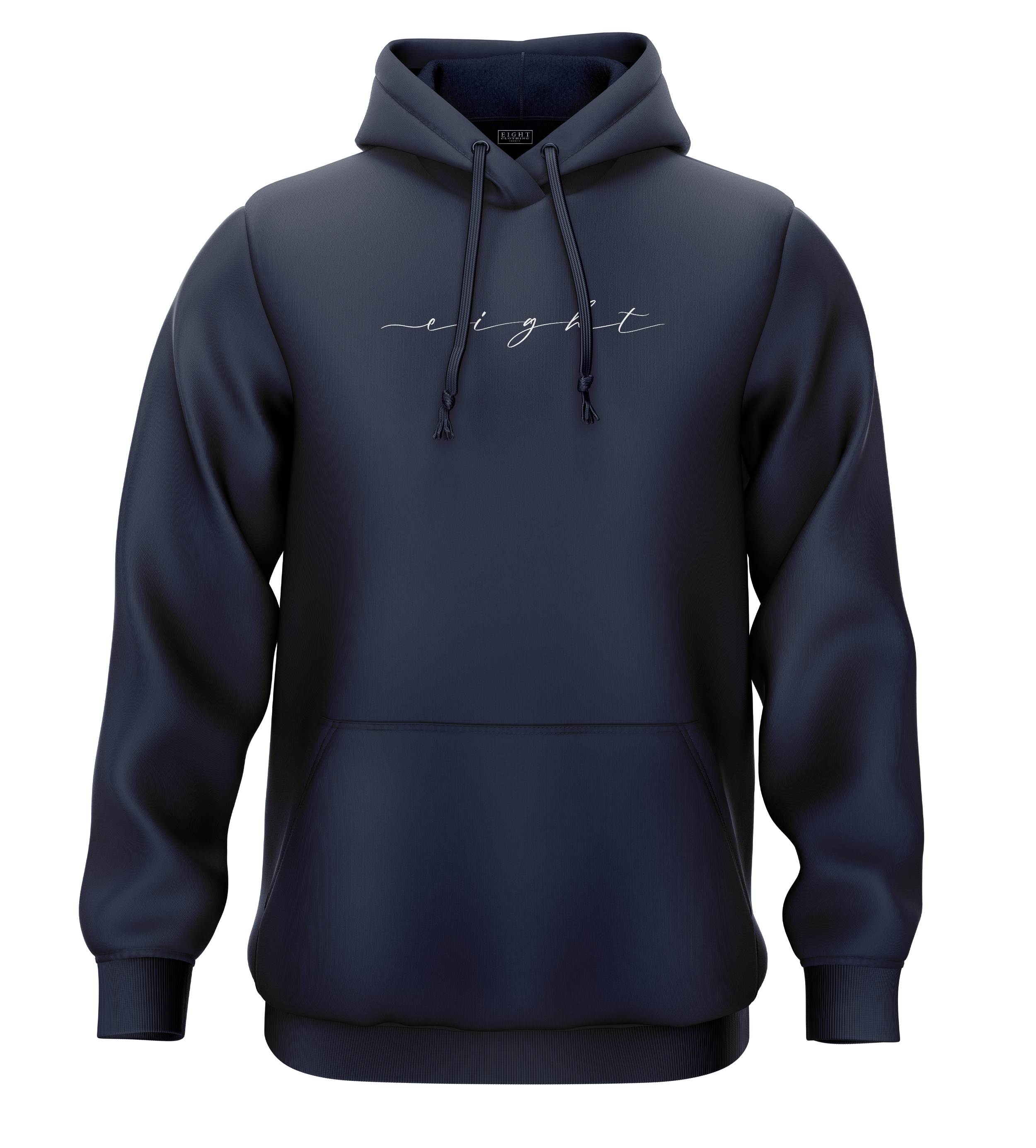 SWEAT-CAPUCHE | "CALI" - Marine/Blanc