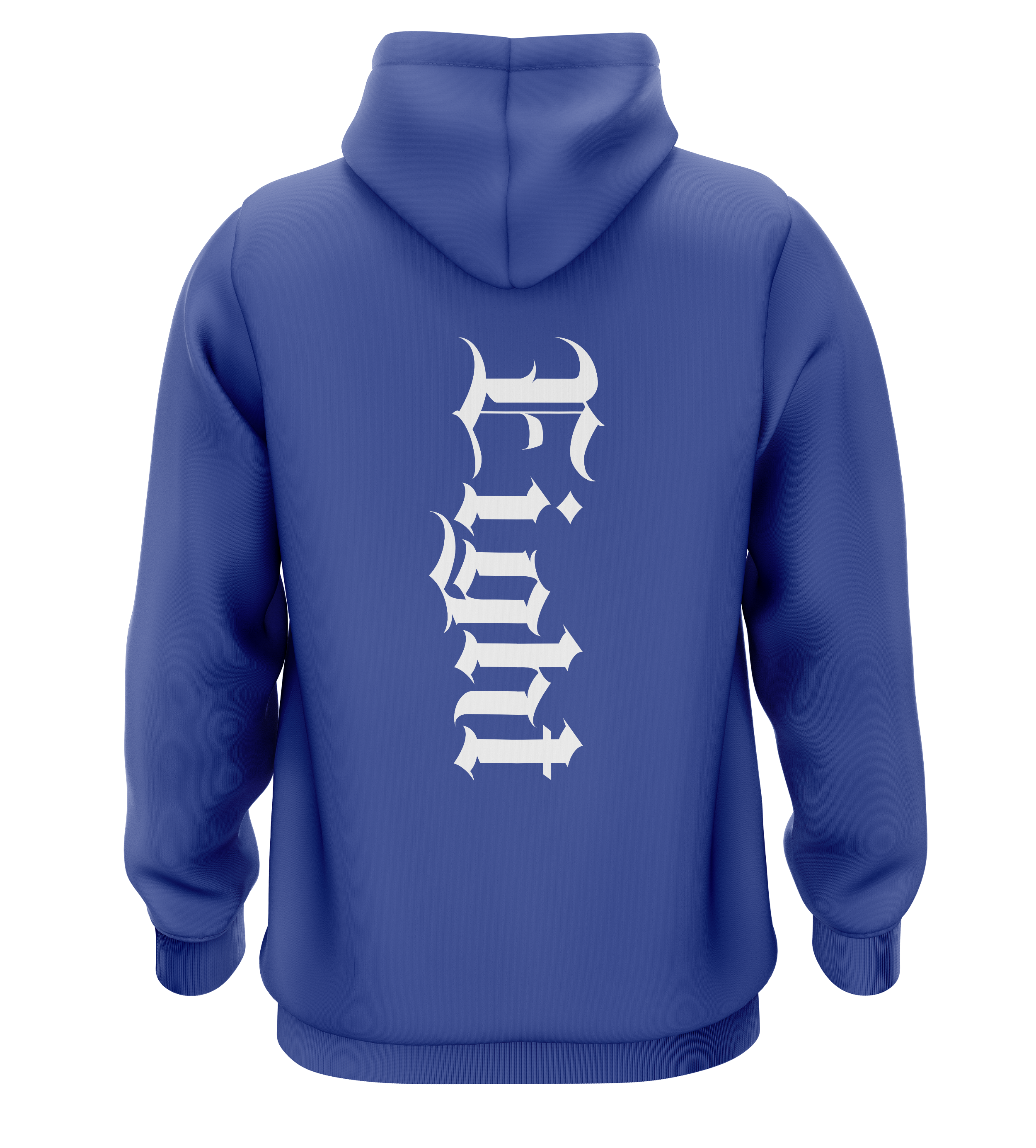 SWEAT-CAPUCHE | "GOATIK" - Bleu Royal/Blanc