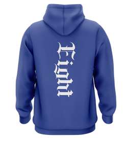 SWEAT-CAPUCHE | "GOATIK" - Bleu Royal/Blanc