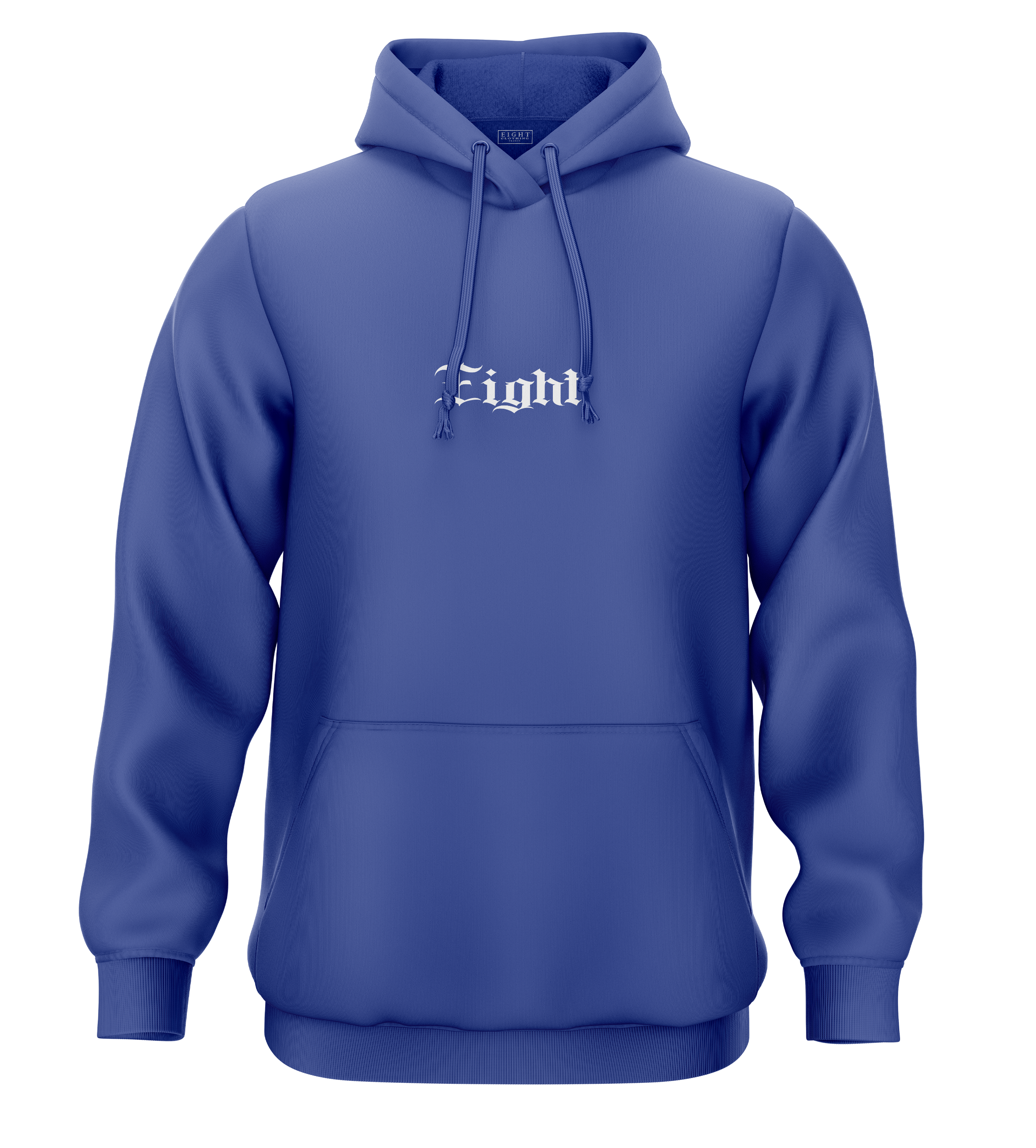 SWEAT-CAPUCHE | "GOATIK" - Bleu Royal/Blanc