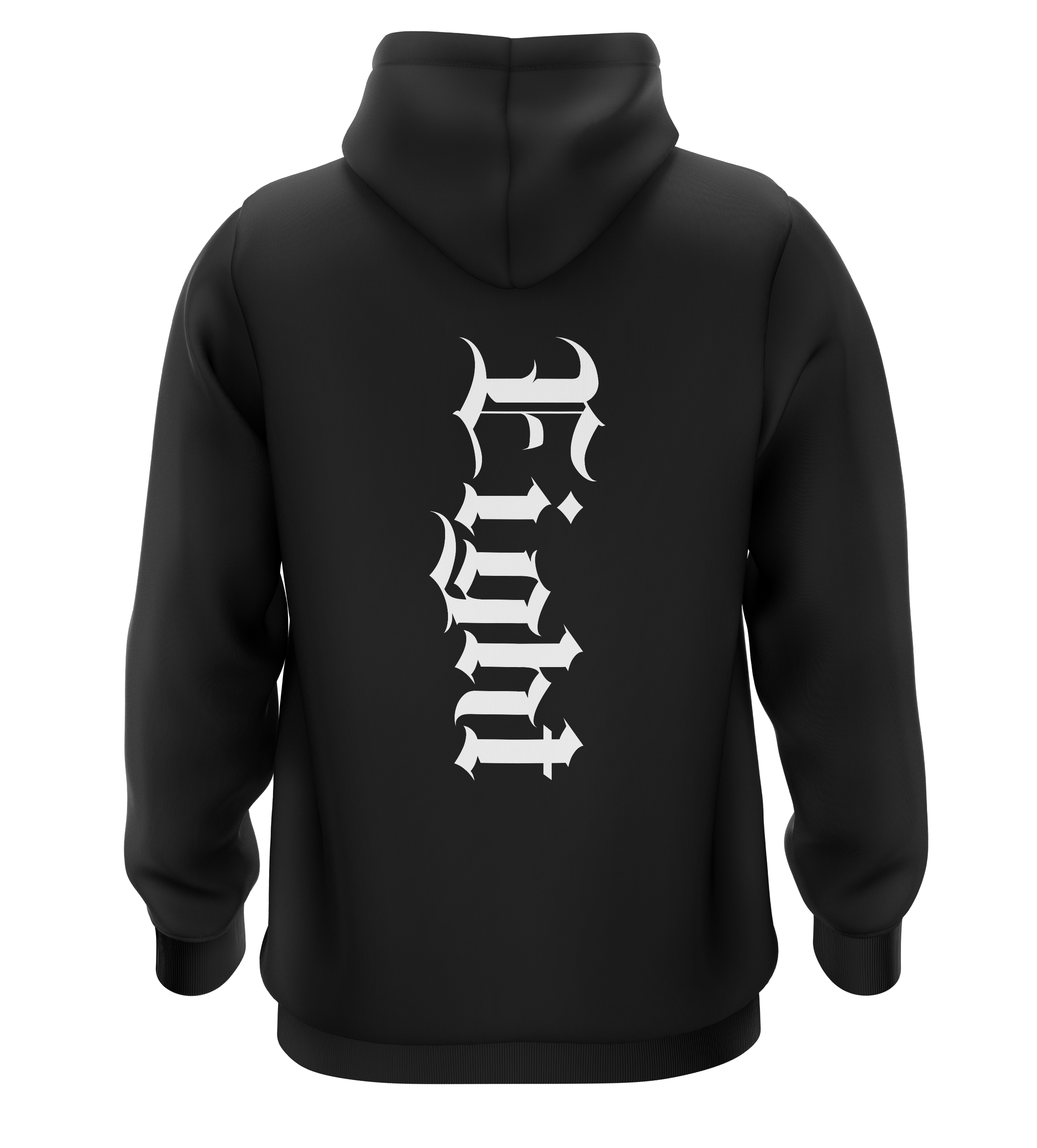 SWEAT-CAPUCHE | "GOATIK" - Noir/Blanc