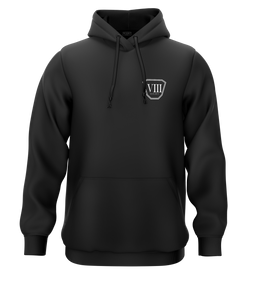 SWEAT-CAPUCHE | "OCTO" - Noir/Blanc