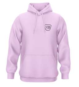 SWEAT-CAPUCHE | "OCTO" - Rose/Noir