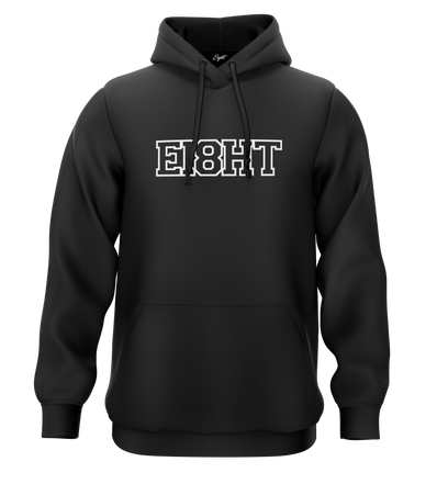 SWEAT-CAPUCHE | "EIGHT SCHOOL" - Noir/Blanc