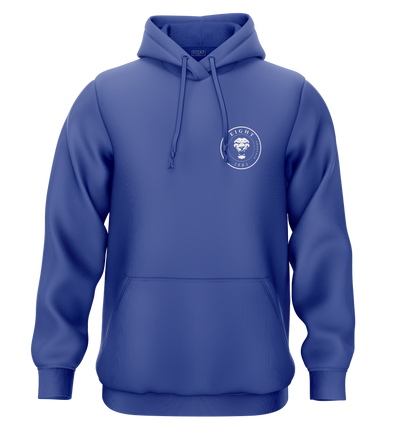 SWEAT-CAPUCHE | "SINGAM" - Bleu Royal/Blanc
