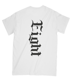 T-SHIRT | "GOATIK" - Blanc/noir