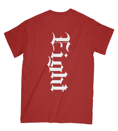 T-SHIRT | "GOATIK" - Rouge/Blanc