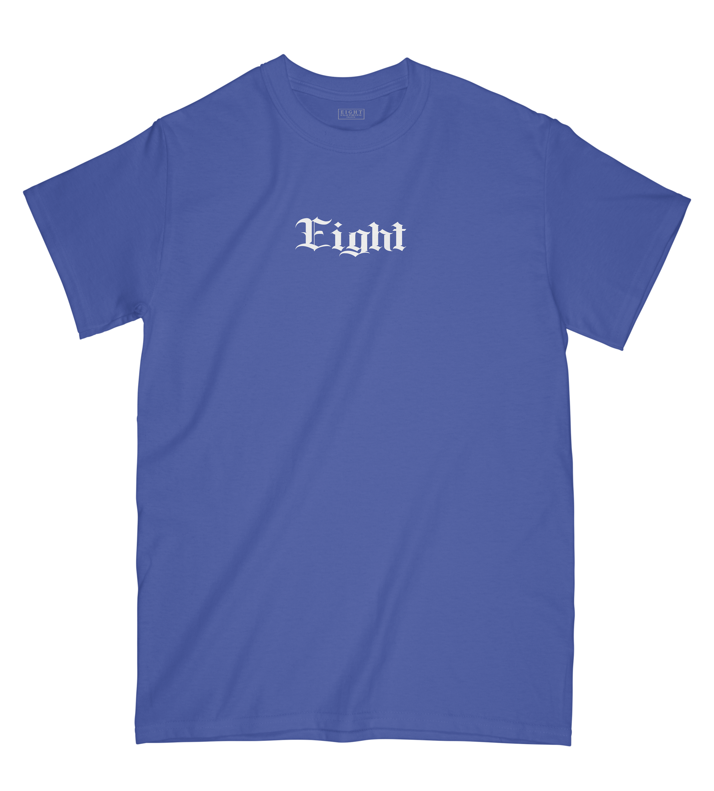 T-SHIRT | "GOATIK" - Bleu Royal/Blanc