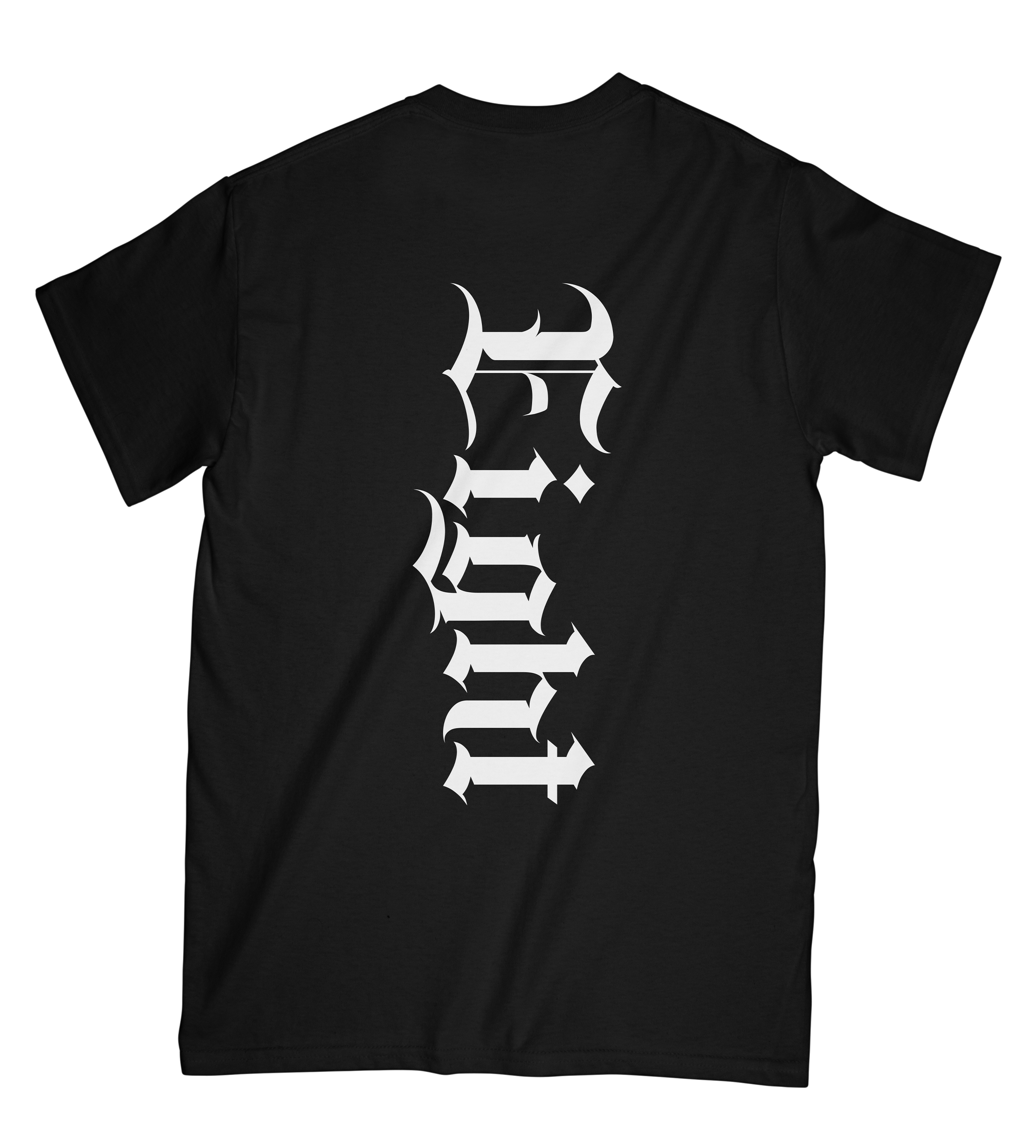 T-SHIRT | "GOATIK" - Noir/Blanc