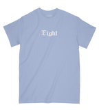 T-SHIRT | "GOATIK" - Bleu Ciel/Blanc