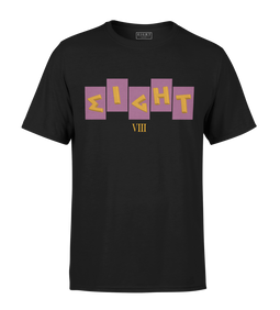 T-SHIRT | "FRATERNITE" - Noir/Violet/Jaune