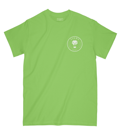 T-SHIRT | "SINGAM" - Vert Fluo/Blanc