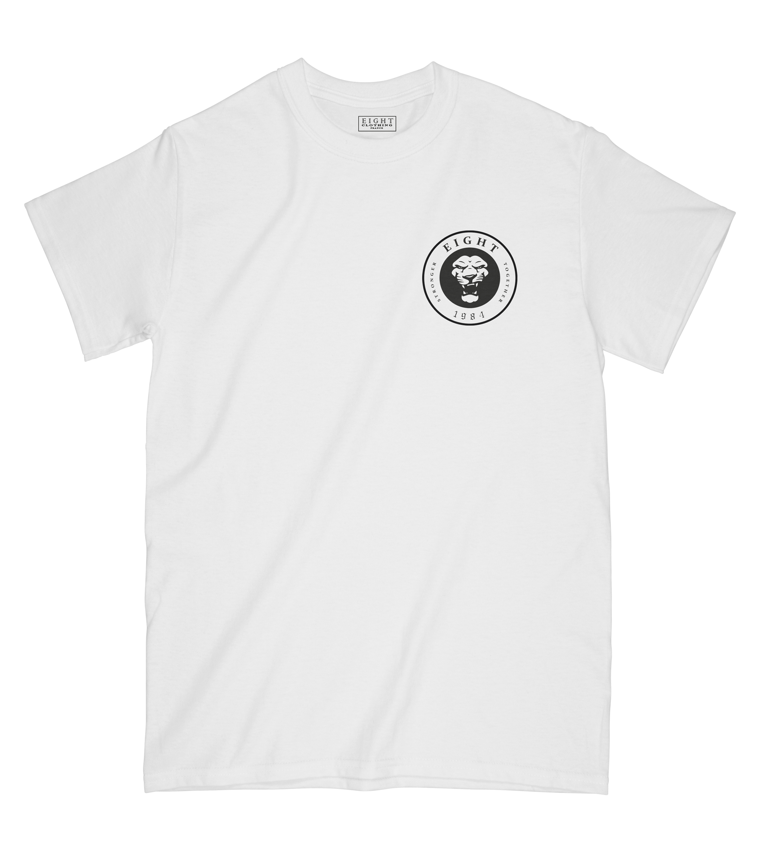 T-SHIRT | "SINGAM" - Blanc/Noir