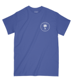 T-SHIRT | "SINGAM" - Bleu Royal/Blanc