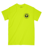 T-SHIRT | "SINGAM" - Jaune Fluo/Noir