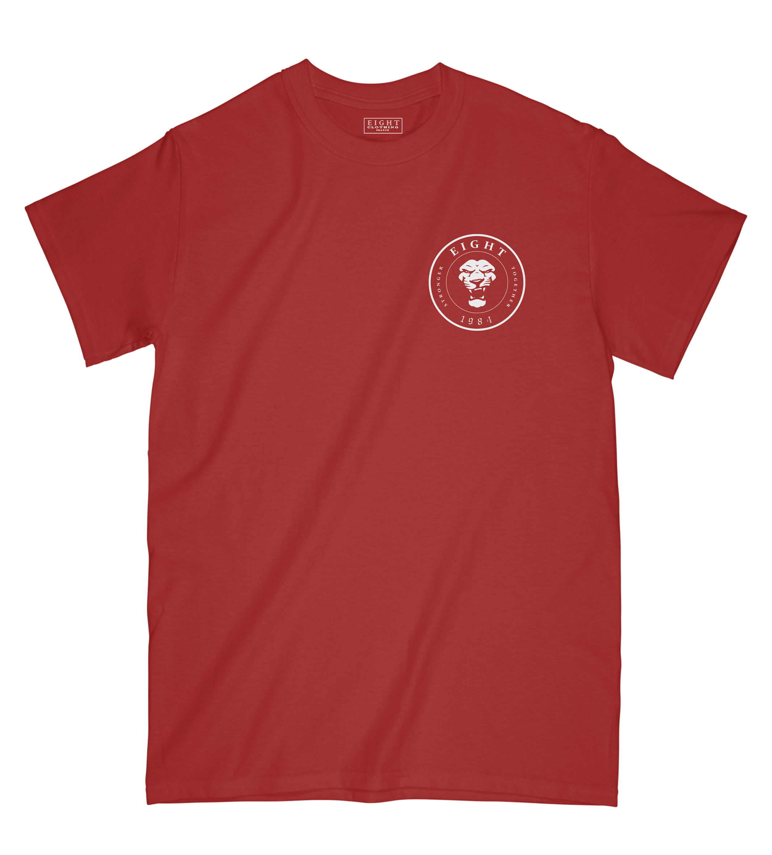 T-SHIRT | "SINGAM" - Rouge/Blanc