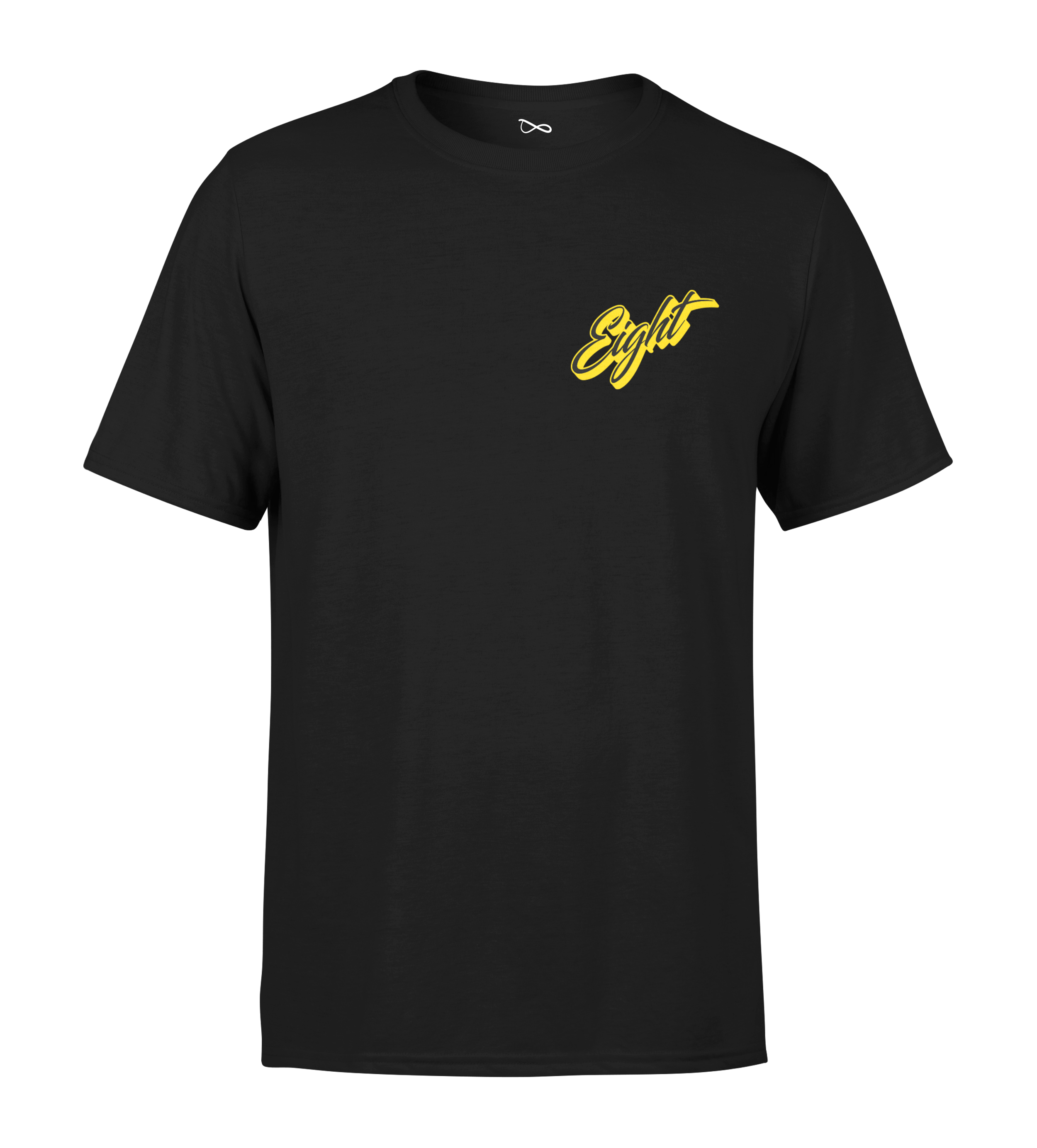 T-SHIRT | "HEART" - Noir/Jaune