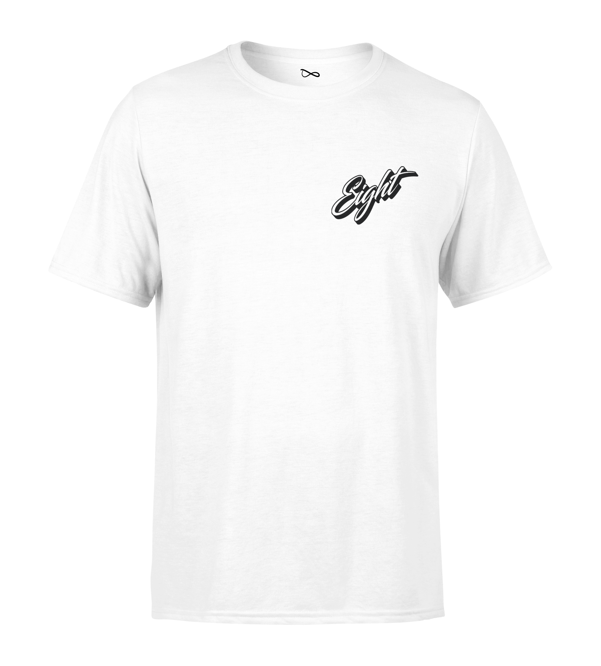 T-SHIRT | "HEART" - Blanc/Noir