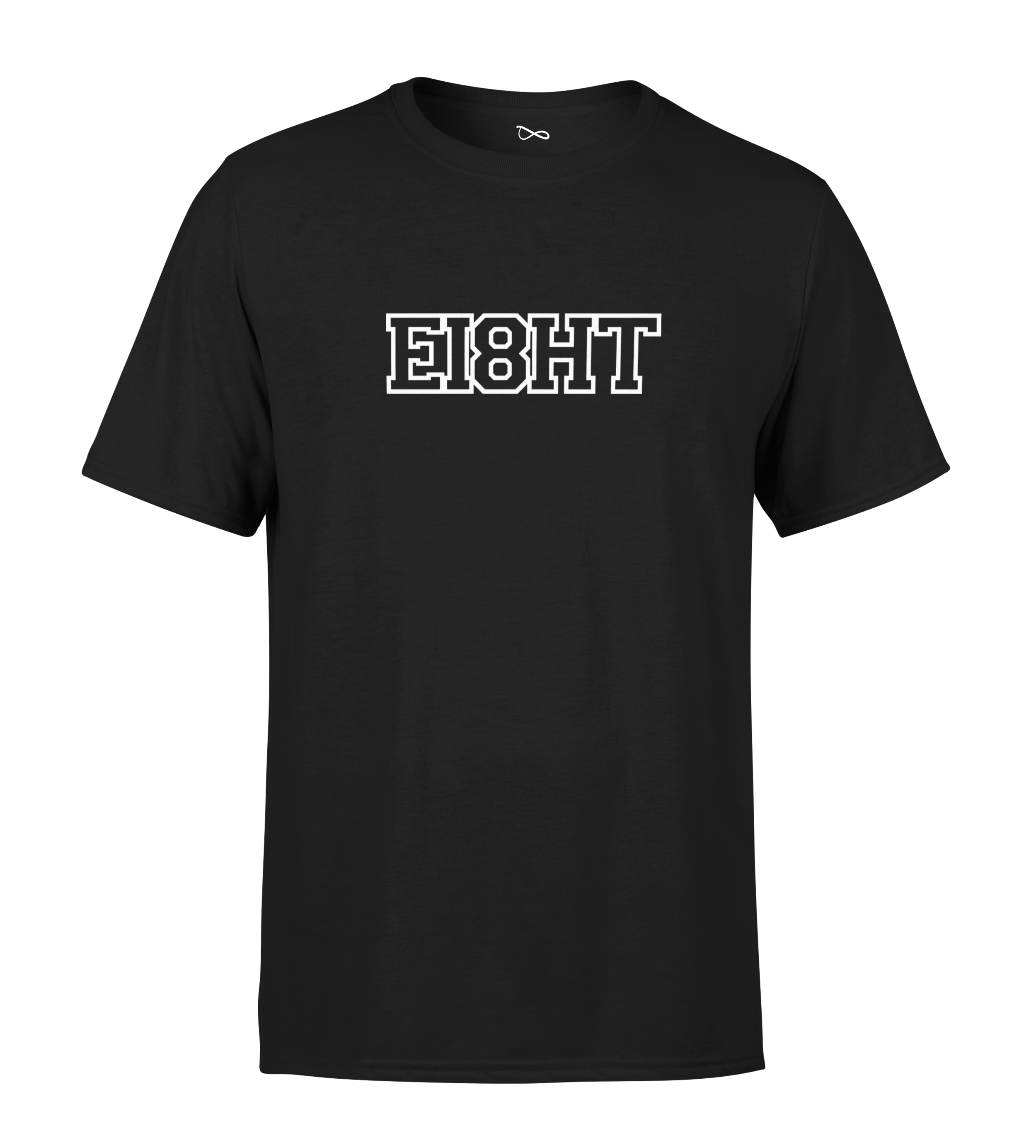 T-SHIRT | "EIGHT SCHOOL" - Noir/Blanc