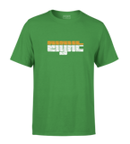 T-SHIRT | "SUNSET" - Vert/Blanc/Orange