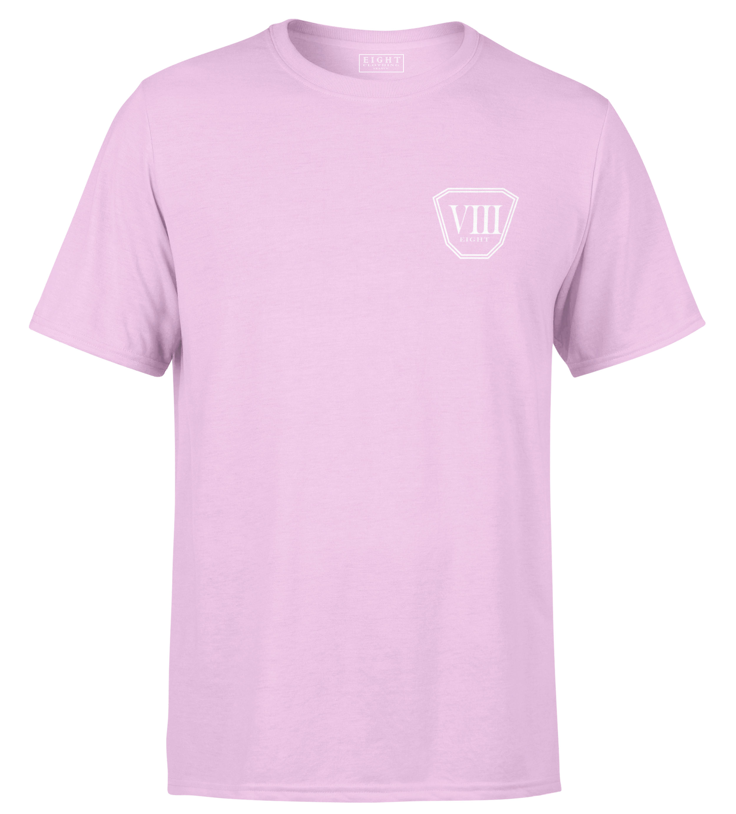 T-SHIRT | "OCTO" - Rose/Blanc