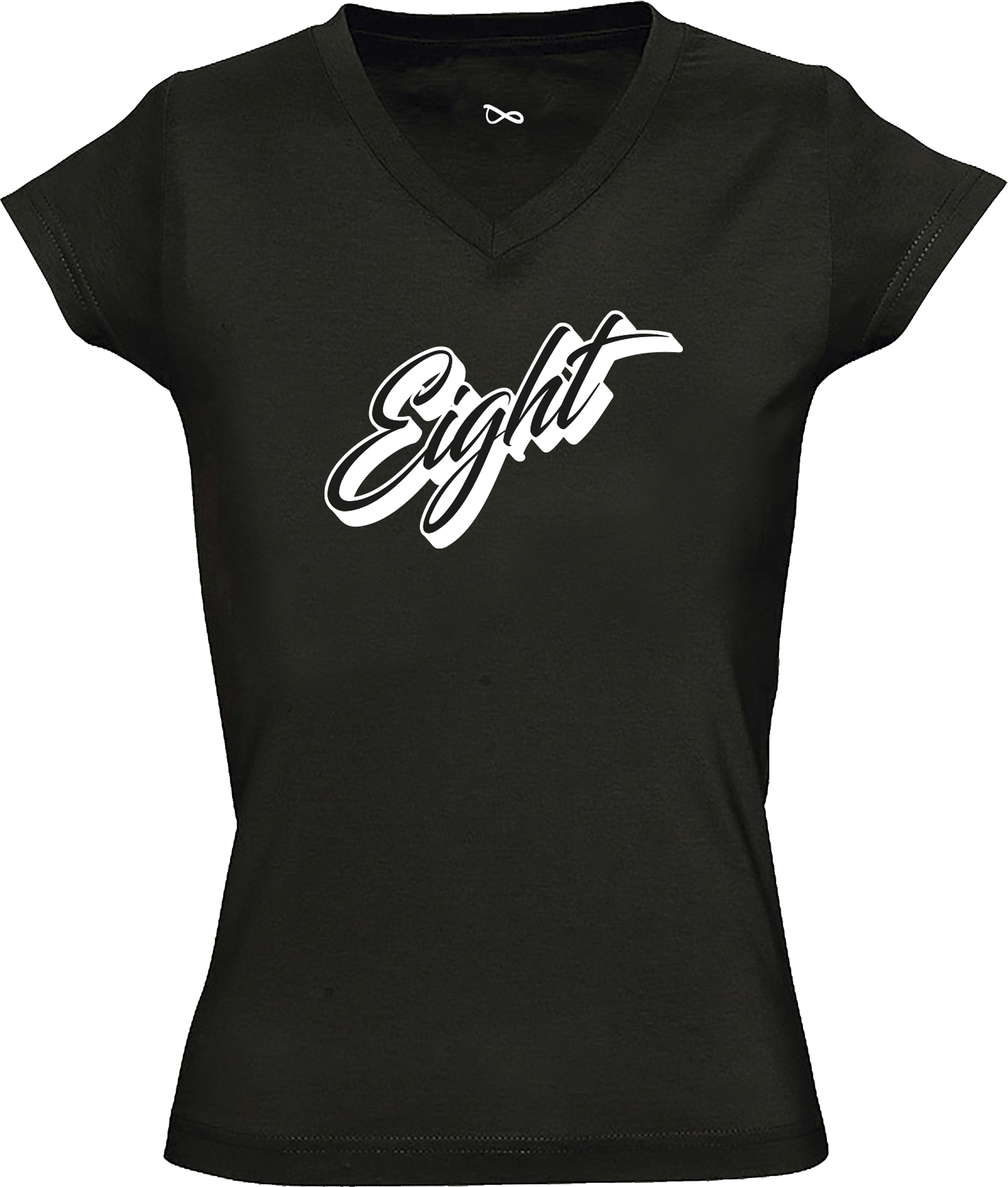 T-SHIRT FEMME | "CLASSIC" - Noir/Blanc
