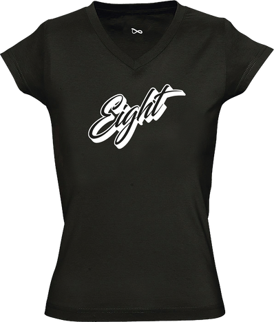 T-SHIRT FEMME | "CLASSIC" - Noir/Blanc