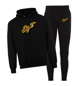 ENSEMBLE SWEAT-CAPUCHE | "GoldenEight" - Noir/Or