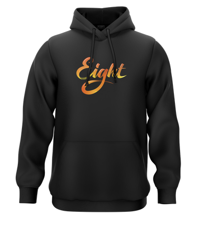 SWEAT-CAPUCHE | "SUMMER'EIGHT" - Noir/Jaune