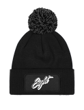 BONNET POMPON | "CLASSIC" - Noir/Blanc