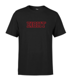 T-SHIRT | "EIGHT SCHOOL" - Noir/Rouge
