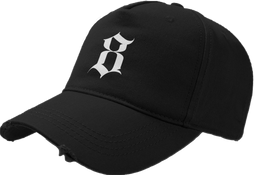 CASQUETTE BASEBALL | "GOATIK" - Noir/Blanc
