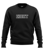 SWEAT-SHIRT COL ROND | "EIGHT SCHOOL" - Noir/Blanc