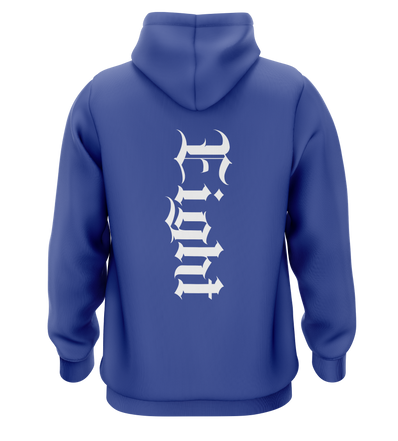 SWEAT-CAPUCHE | "GOATIK" - Bleu Royal/Blanc