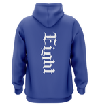 SWEAT-CAPUCHE | "GOATIK" - Bleu Royal/Blanc