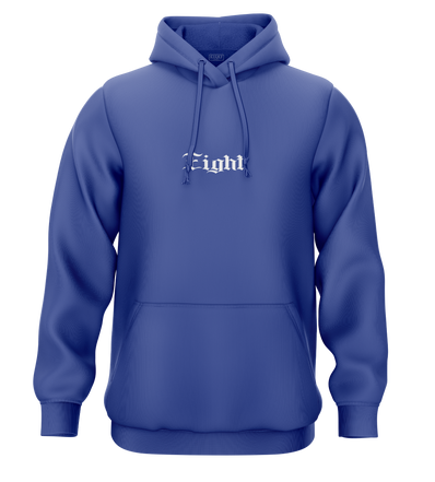 SWEAT-CAPUCHE | "GOATIK" - Bleu Royal/Blanc