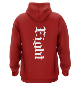 SWEAT-CAPUCHE | "GOATIK" - Rouge/Blanc
