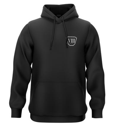 SWEAT-CAPUCHE | "OCTO" - Noir/Blanc