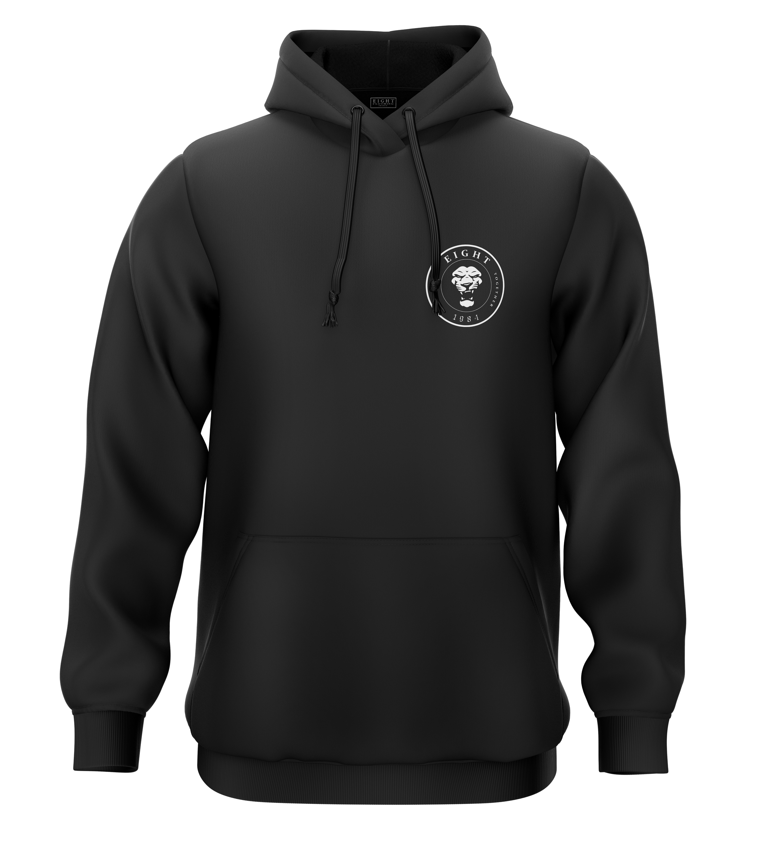 SWEAT-CAPUCHE | "SINGAM" - Noir/Blanc