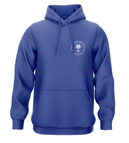 SWEAT-CAPUCHE | "SINGAM" - Bleu Royal/Blanc