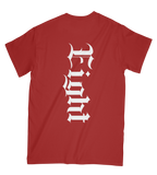 T-SHIRT | "GOATIK" - Rouge/Blanc