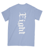 T-SHIRT | "GOATIK" - Bleu Ciel/Blanc