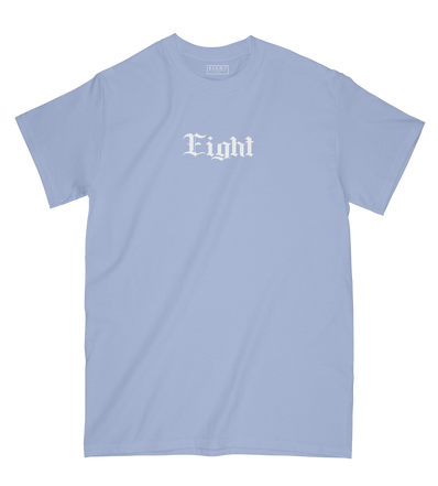 T-SHIRT | "GOATIK" - Bleu Ciel/Blanc