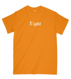 T-SHIRT | "GOATIK" -Orange Fluo/Blanc