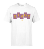 T-SHIRT | "FRATERNITE" - Blanc/Violet/Jaune