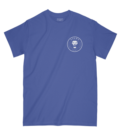 T-SHIRT | "SINGAM" - Bleu Royal/Blanc