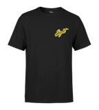 T-SHIRT | "HEART" - Noir/Jaune